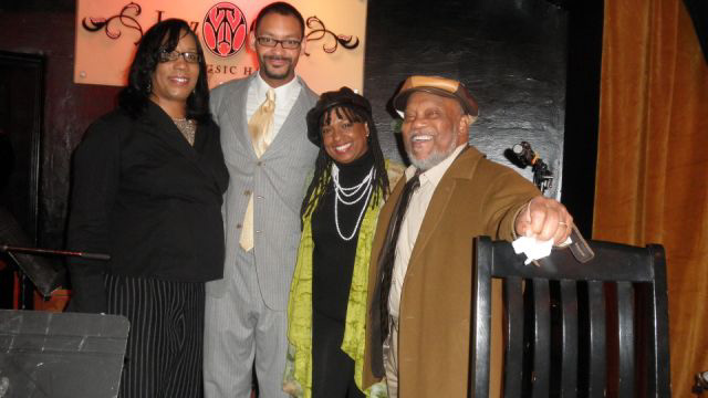 Joan and Marcus Belgrave with Jason Marsalis