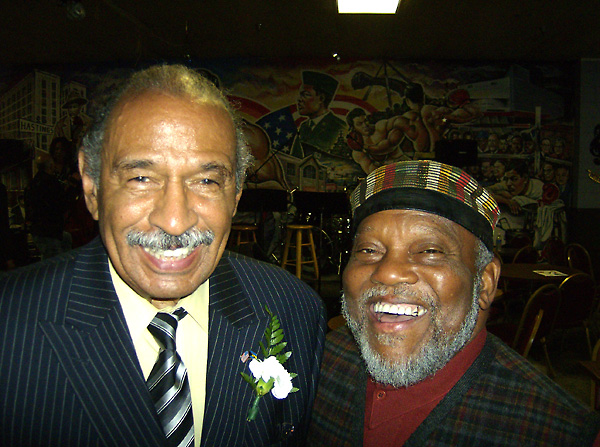 Marcus with Congressman John Conyers